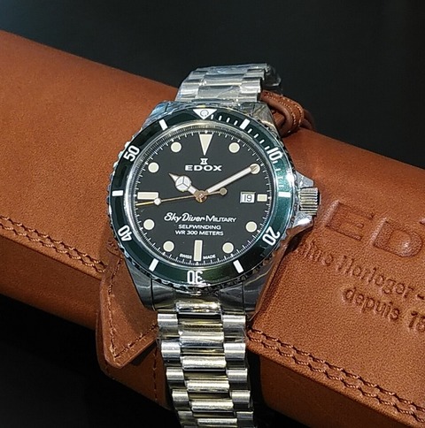 エドックス(EDOX) スカイダイバー ミリタリー リミテッド